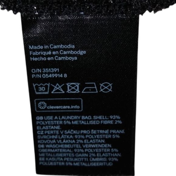 Divided by H&M Sparkly Super Cute Long Sleeved Top ! 🖤😍👀 - Picture 4 of 5